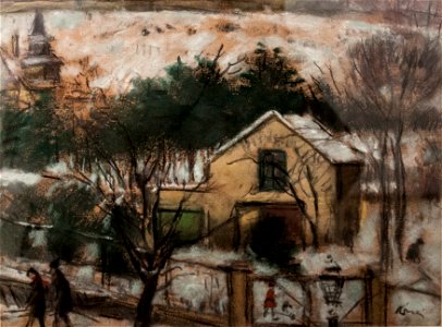 Rippl-Rónai - On the Gellért hill. View from my window