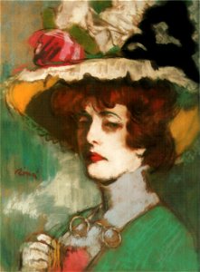 Rippl Mrs Kunffy in a Flowery Hat