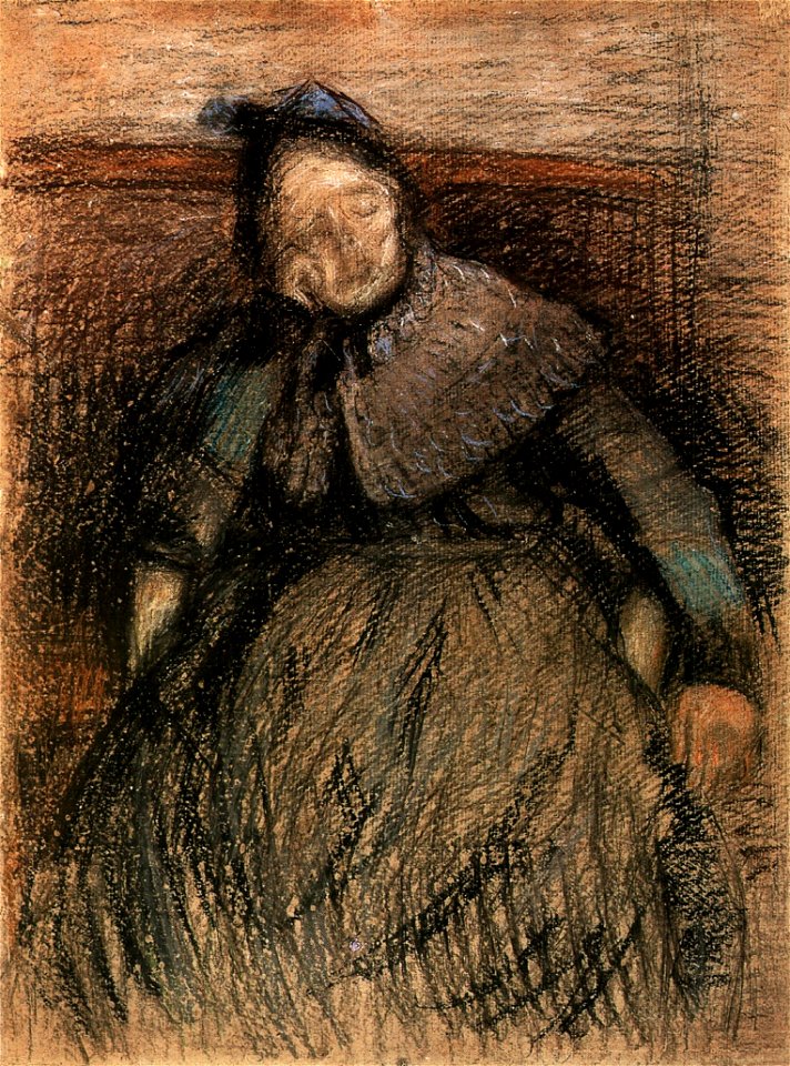 Rippl Old Woman Dozing