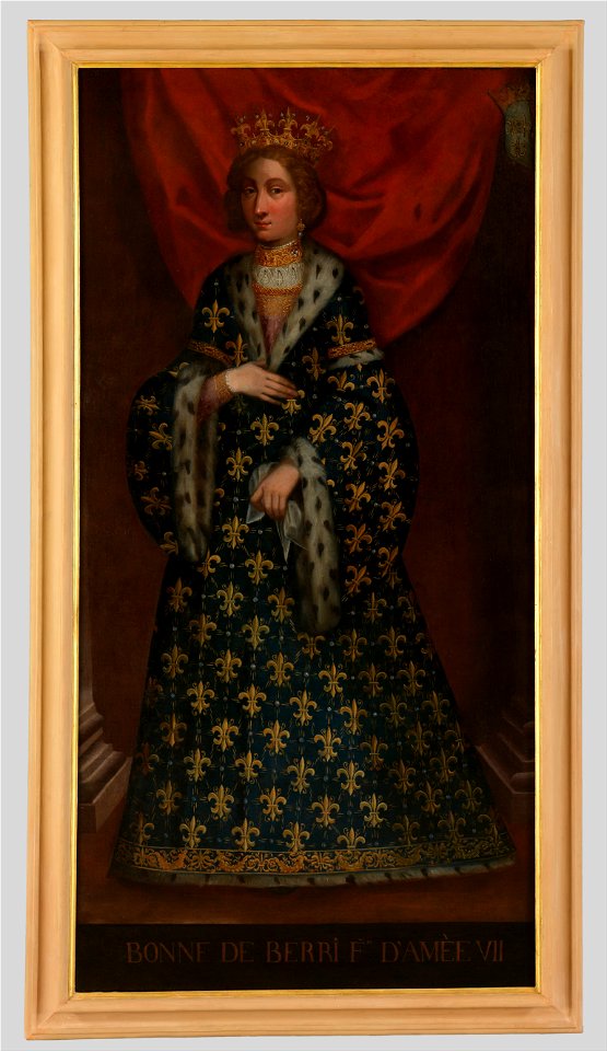 Ritratto di Bona di Berry moglie di Amedeo VII - Google Art Project