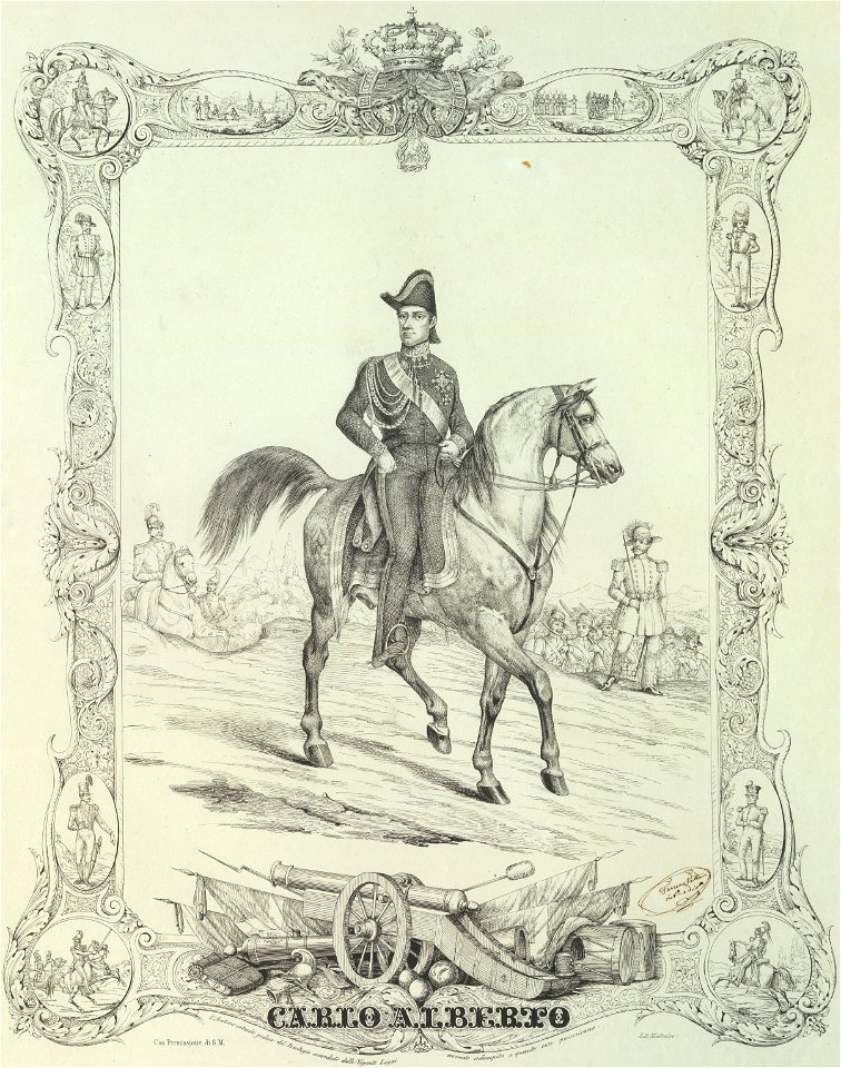 Ritratto di Carlo Alberto, 1843 - Accademia delle Scienze di Torino - Ritratti 0137 B