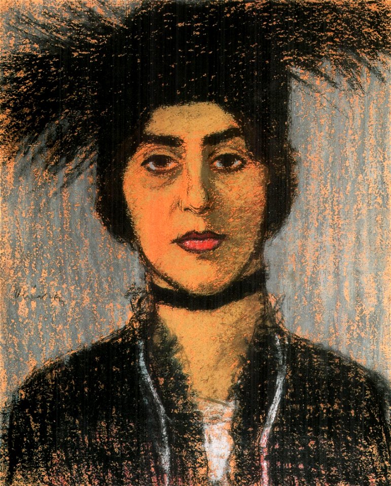 Rippl Woman Wearing Hat with Black Ostrich Feather