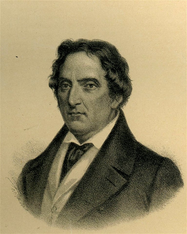 Ritratto di Carlo Botta litografia
