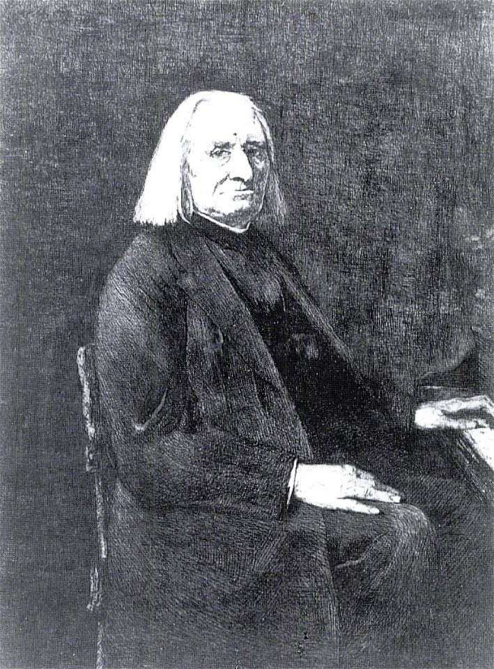 Rippl Portrait of Ferenc Liszt 1887