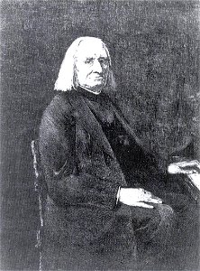 Rippl Portrait of Ferenc Liszt 1887. Free illustration for personal and commercial use.