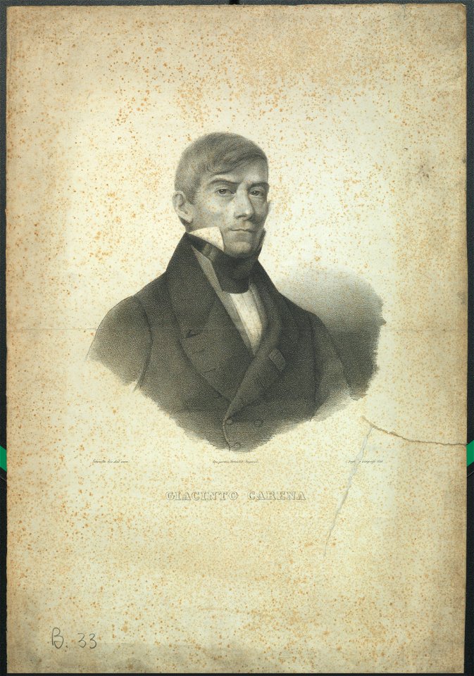 Ritratto di Giacinto Carena, 1841 - Accademia delle Scienze di Torino - Ritratti 0147