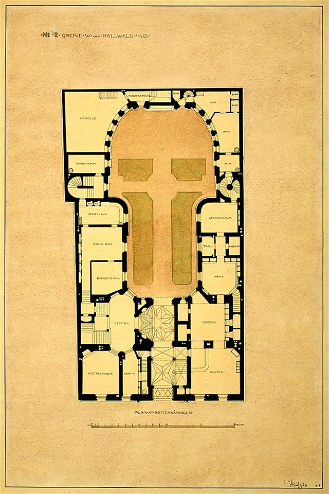 Ritning.plan - Hallwylska museet - 21538