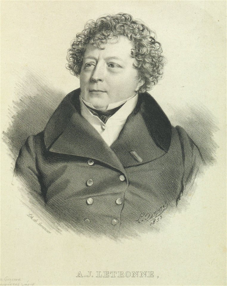 Ritratto di Jean-Antoine Letronne, 1833 - Accademia delle Scienze di Torino - Ritratti 0041 B