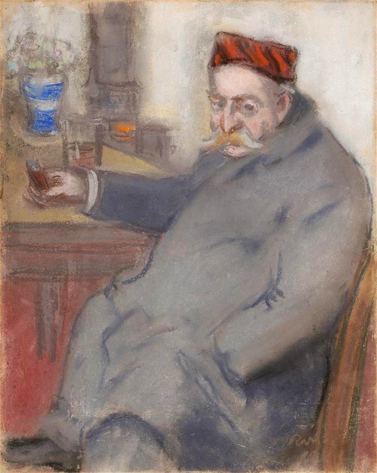 Rippl Uncle Piacsek Drinking Wine