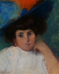 Rippl Woman in a Feathered Hat