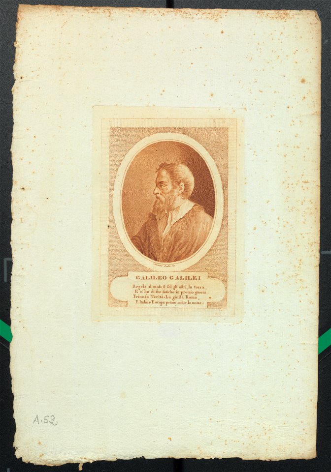 Ritratto di Galileo Galilei, fine XVIII sec. - Accademia delle Scienze di Torino - Ritratti 0056