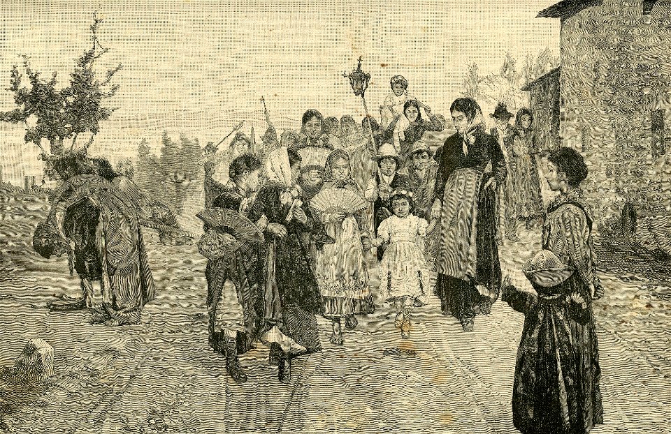Ritorno dalla festa (quadro di Nicolò Cannicci)