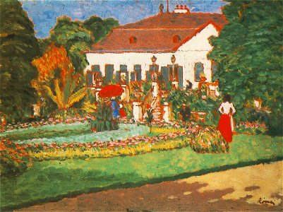 Rippl-Rónai József A körtvélyesi kastély (c. 1907)