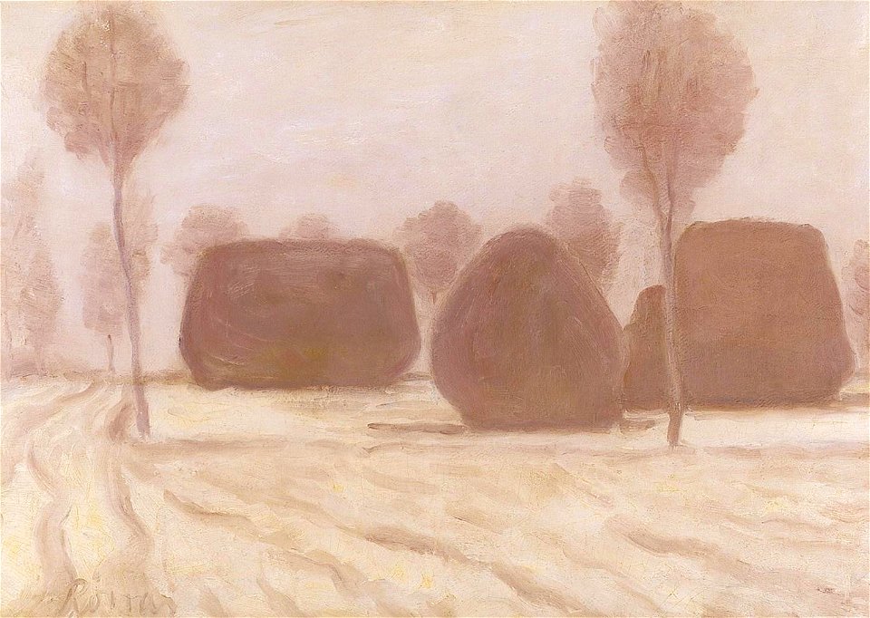 Rippl Haystocks in Winter