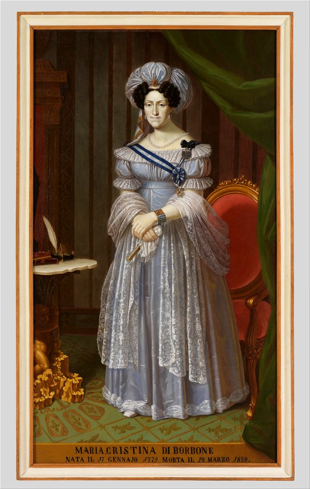 Ritratto di Maria Cristina di Borbone - Google Art Project