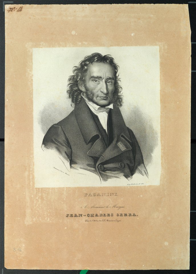 Ritratto di Niccolò Paganini, 1832 - Accademia delle Scienze di Torino - Ritratti 0127