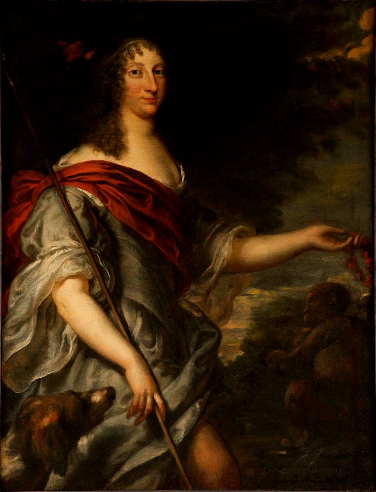 Ritratto della regina Cristina di Svezia come Diana