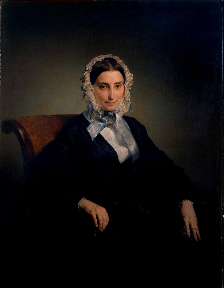 Ritratto di Teresa Manzoni Stampa Borri by Francesco Hayez