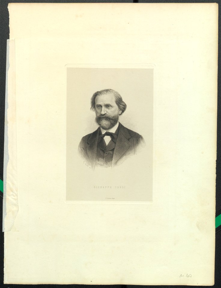 Ritratto di Giuseppe Verdi, ante 1921 - Accademia delle Scienze di Torino - Ritratti 0154