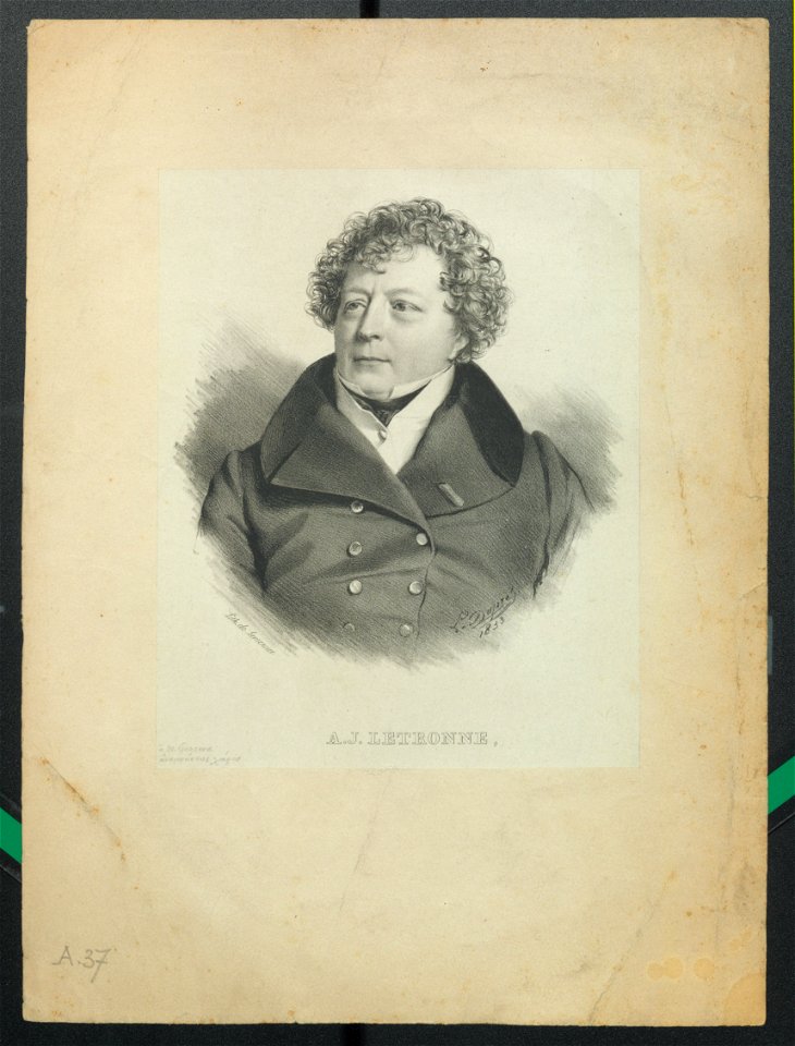 Ritratto di Jean-Antoine Letronne, 1833 - Accademia delle Scienze di Torino - Ritratti 0041