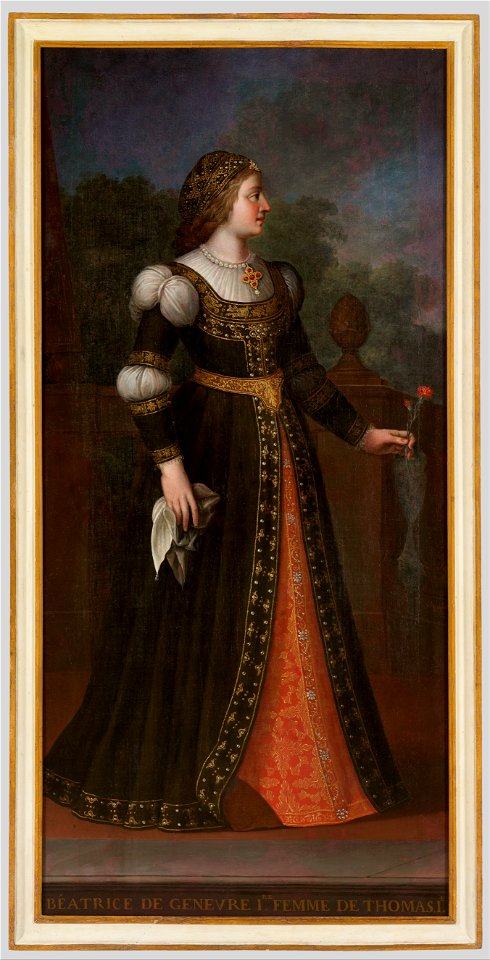 Ritratto di Beatrice di Ginevra moglie di Tomaso I - Google Art Project