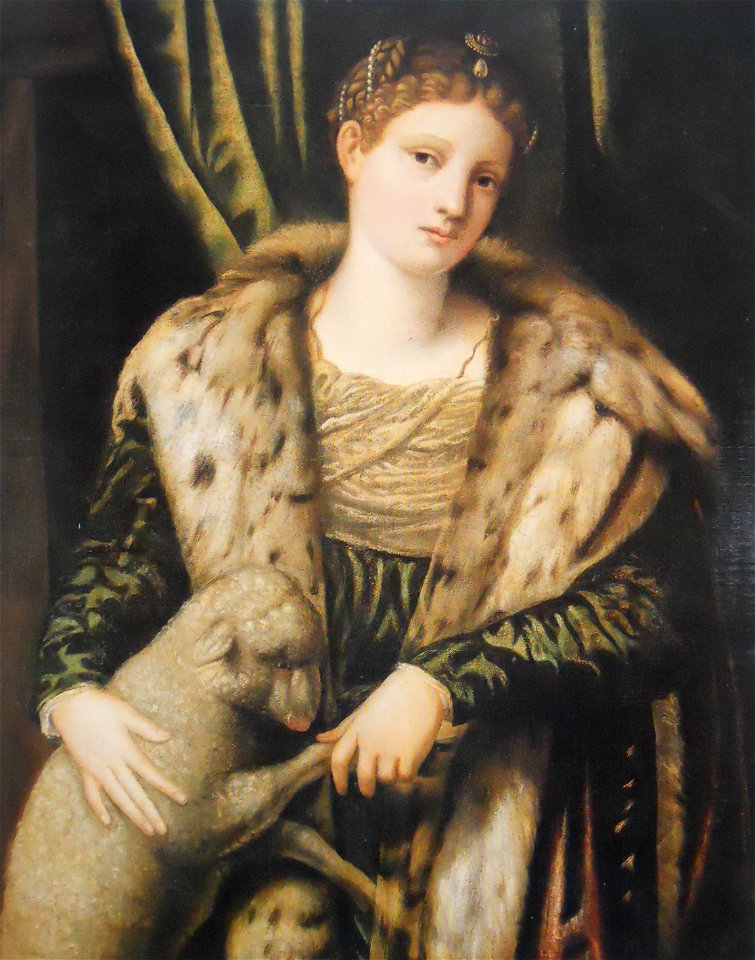 Ritratto di donna come sant'Agnese