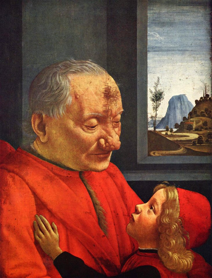 Ritratto di vecchio con nipote 2,024 × 2,654 pixels 463 KB