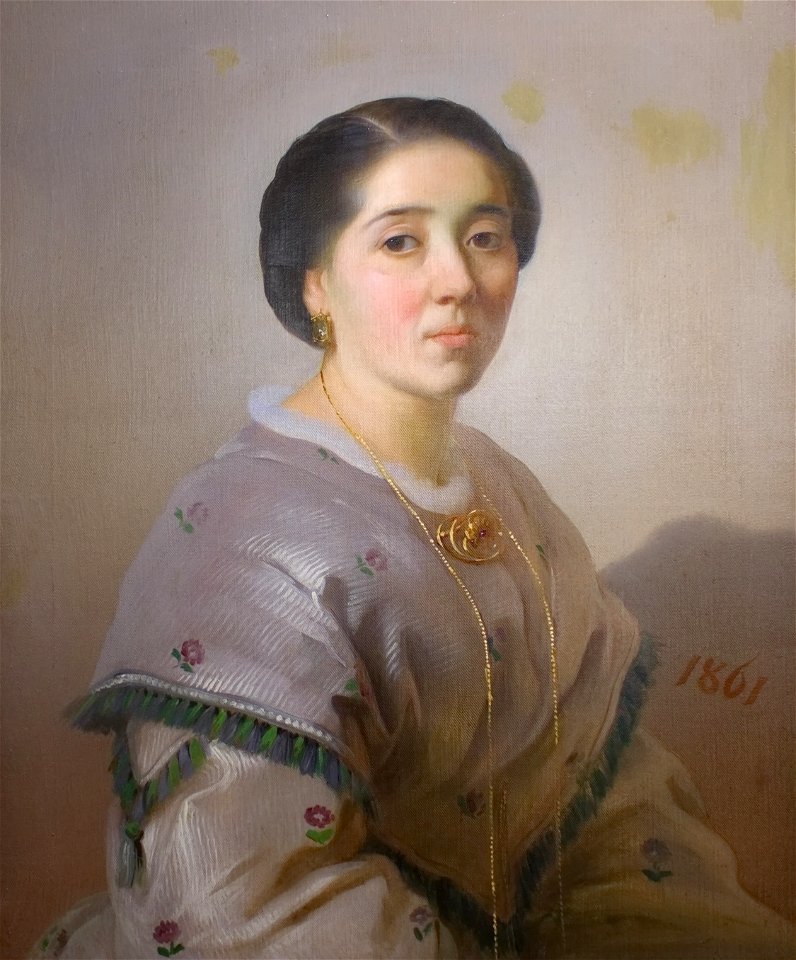Ritratto di Barbara Guglielminetti Porcelli - Michelangelo Pittatore
