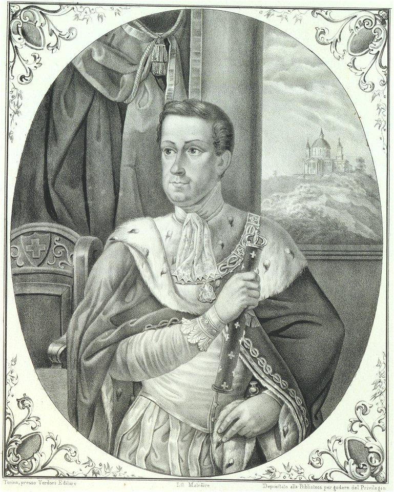 Ritratto di Carlo Alberto, 1843 - Accademia delle Scienze di Torino - Ritratti 0098 B