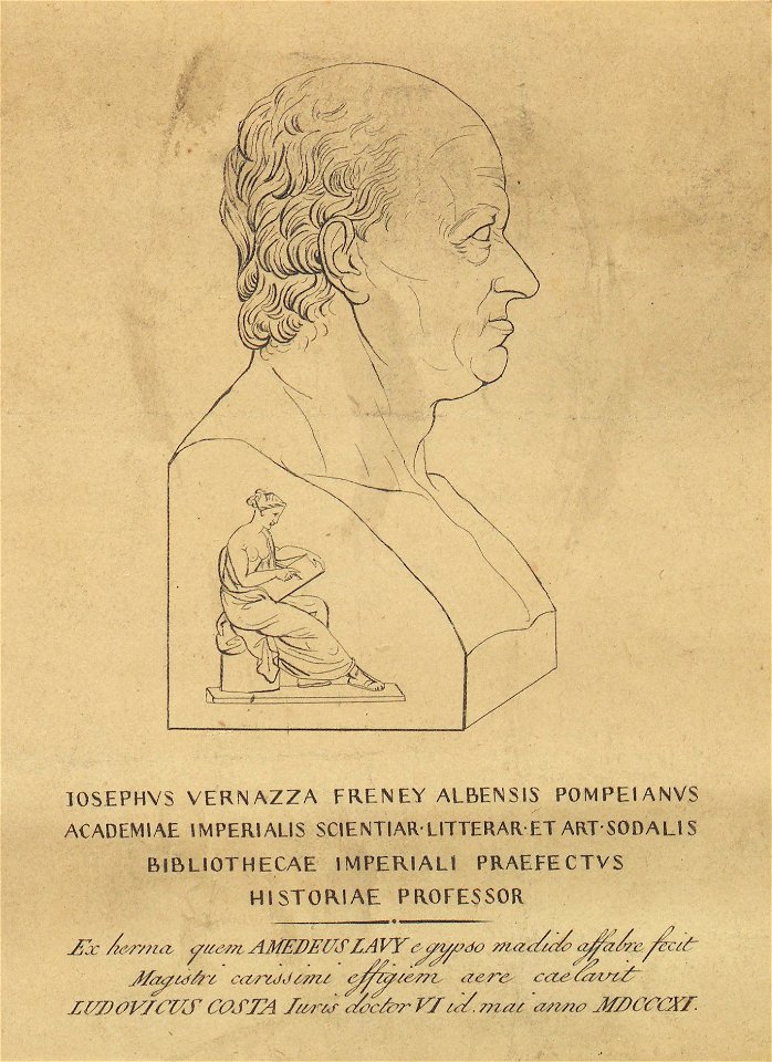Ritratto di Giuseppe Vernazza, 1811 - Accademia delle Scienze di Torino - Ritratti 0003 B