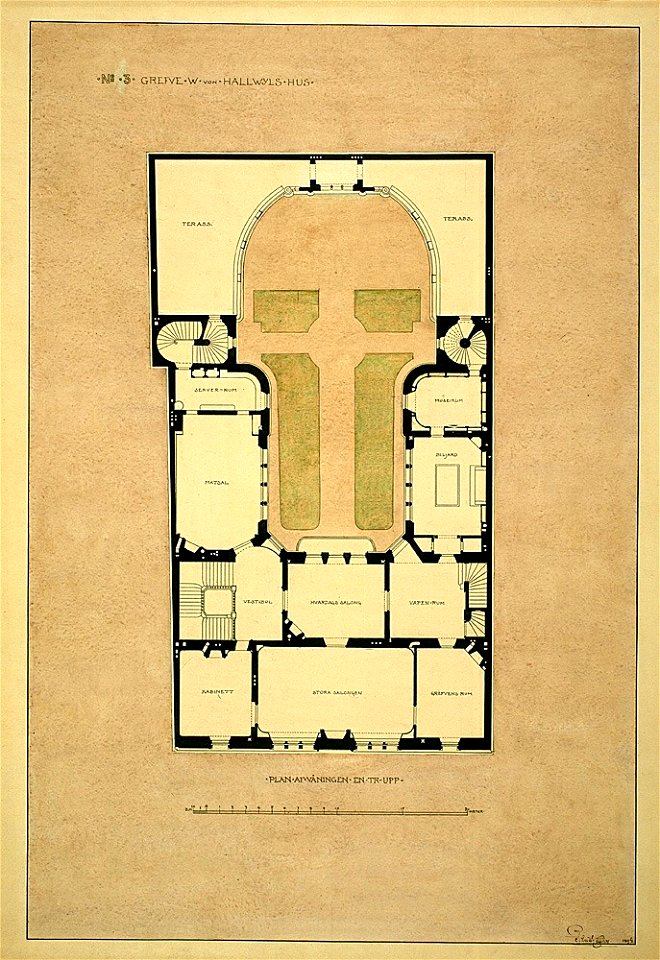 Ritning.plan - Hallwylska museet - 4416