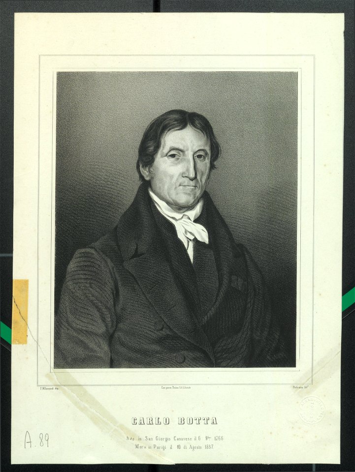 Ritratto di Carlo Botta, 1800-1899 - Accademia delle Scienze di Torino - Ritratti 0107