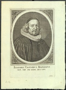 Ritratto di Johann Caspar Bauhin, XIX secolo - Accademia delle Scienze di Torino - Ritratti 0017