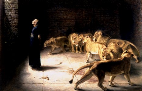 Briton Riviere - Daniel's Answer to the King (Manchester Art Gallery)