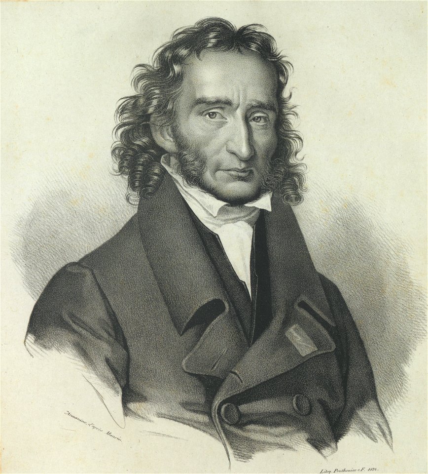 Ritratto di Niccolò Paganini, 1832 - Accademia delle Scienze di Torino - Ritratti 0127 B