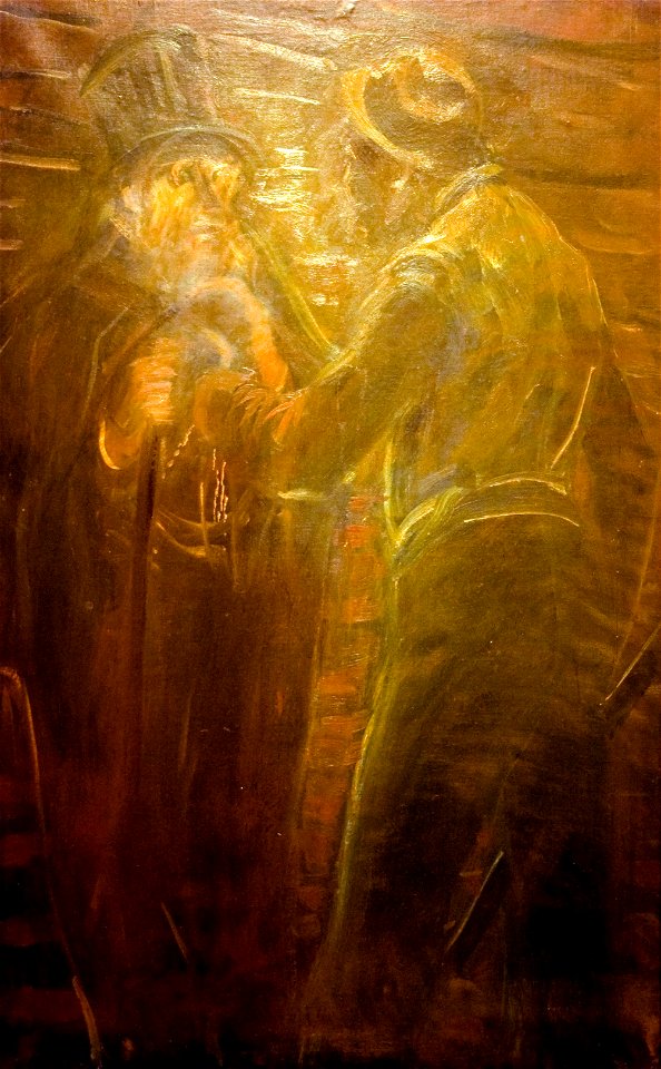 Robbery (Painting by Mednyánszky)