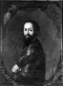 Ritratto in Armatura di Giovanni Quirico I Sanvitale. Free illustration for personal and commercial use.