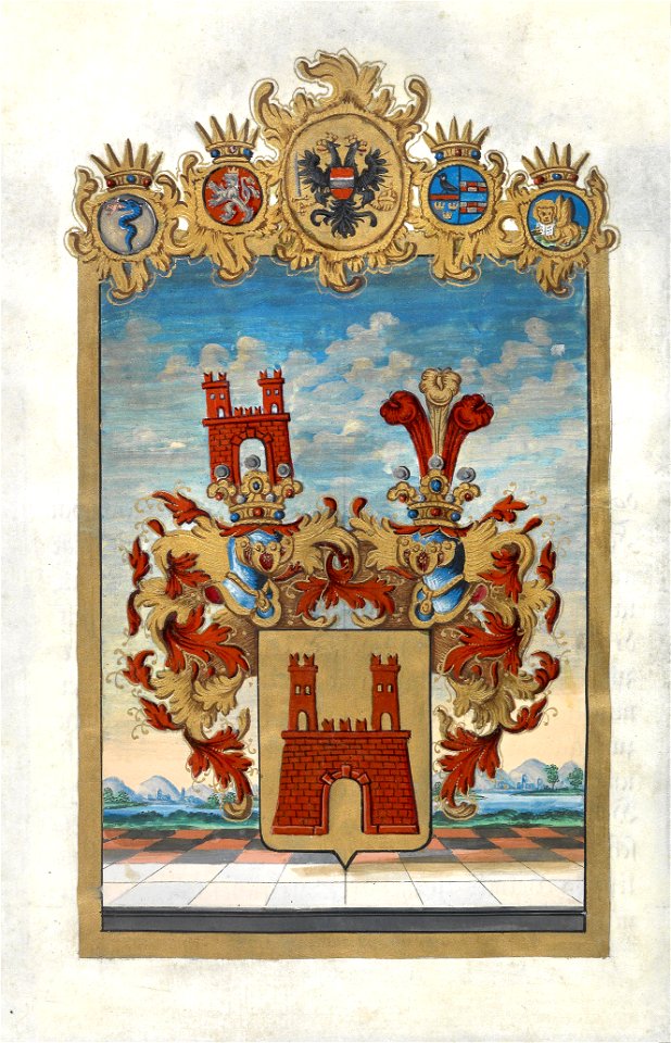 Ritterstandsdiplom - Martignoni 1828 - Wappen