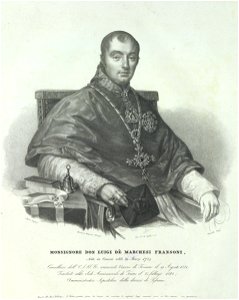 Ritratto di Luigi Fransoni, canonico, 1833 - Accademia delle Scienze di Torino - Ritratti 0126 B
