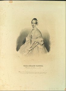 Ritratto di Maria Adelaide d’Austria, 1842 - Accademia delle Scienze di Torino - Ritratti 0135
