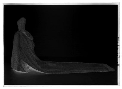 Robe de cour kröningsklänning - Livrustkammaren - 9972-negative