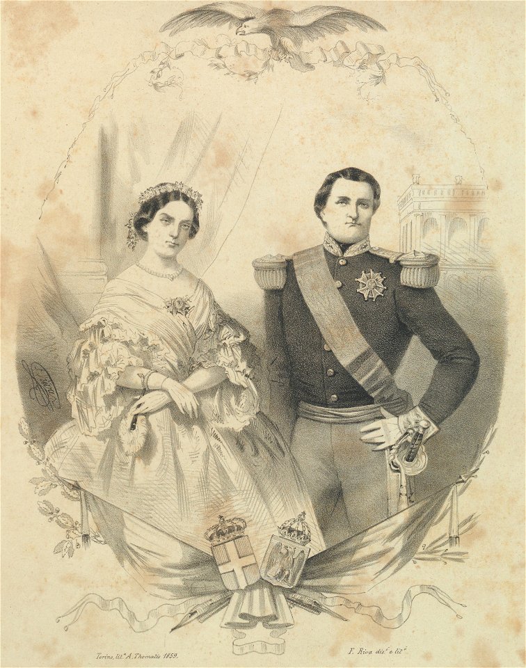 Ritratto di Napoleone, Clotilde di Savoia, 1859 - Accademia delle Scienze di Torino - Ritratti 0067 B