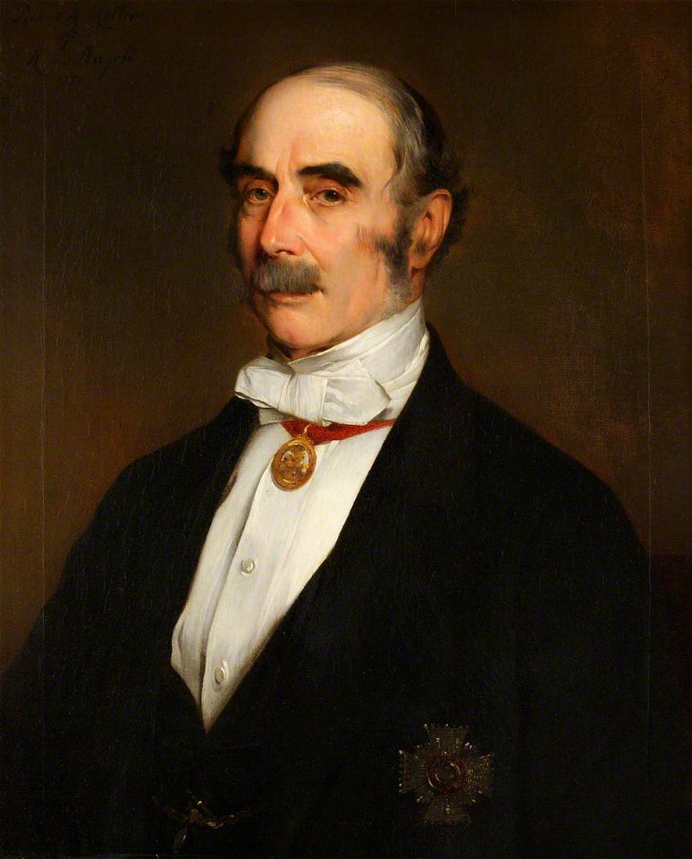 Robert Antoine Muller (c.1821-1883) - Lieutenant-General Sir Thomas Myddelton Biddulph (1809–1878), KCB (after Heinrich von Angeli) - 1171144 - National Trust