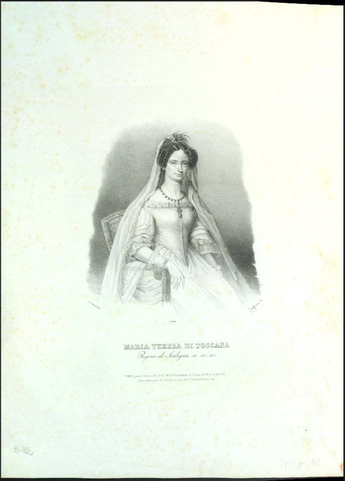 Ritratto di Maria Teresa di Toscana, 1843 - Accademia delle Scienze di Torino - Ritratti 0146