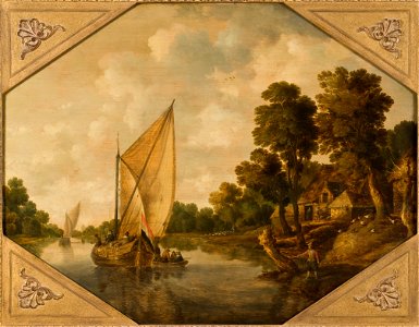 River Landscape (Bonaventura Peters d.ä.) - Nationalmuseum - 20287