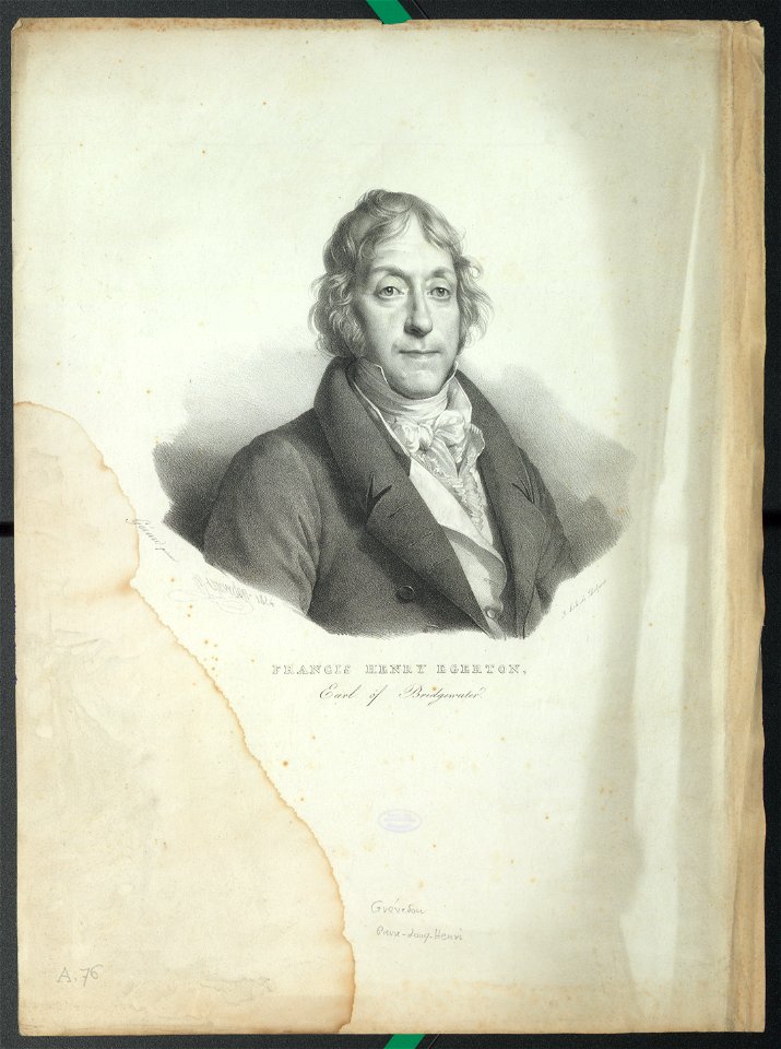 Ritratto di Francis Henry Egerton, teologo, 1824 - Accademia delle Scienze di Torino - Ritratti 0090
