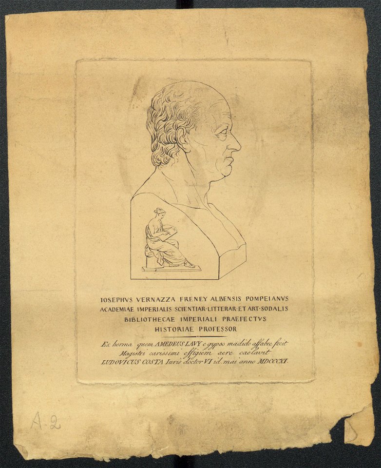 Ritratto di Giuseppe Vernazza, 1811 - Accademia delle Scienze di Torino - Ritratti 0003