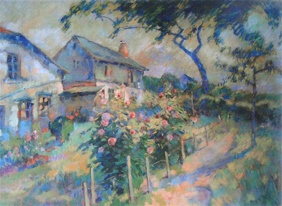 Robert Antoine Pinchon, Le Vallon du temps perdu, oil on canvas, 73 x 92 cm
