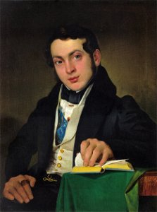 Ritter–Sitting young man, 1835