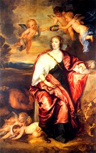 Ritratto di lady Venetia Digby come allegoria della prudenza - Van Dyck